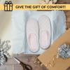 imageDearfoams Womens Memory Foam Washable Leslie Clog House Slipper with Wide WidthsFresh Pink Terry