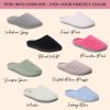 imageDearfoams Womens Memory Foam Washable Leslie Clog House Slipper with Wide WidthsFrosted Plum Terry