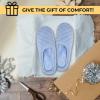 imageDearfoams Womens Memory Foam Washable Leslie Clog House Slipper with Wide WidthsIceberg