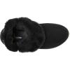 imageDearfoams Womens Moritz IndoorOutdoor Cozy Bootie Camping Furry SlipperBlack