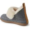 imageDearfoams Womens Moritz IndoorOutdoor Cozy Bootie Camping Furry SlipperGrey