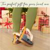 imageDearfoams Womens Moritz IndoorOutdoor Cozy Bootie Camping Furry SlipperNavy Multi