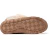 imageDearfoams Womens Moritz IndoorOutdoor Cozy Bootie Camping Furry SlipperOatmeal Heather