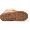 imageDearfoams Womens Moritz IndoorOutdoor Cozy Bootie Camping Furry SlipperPale Mauve