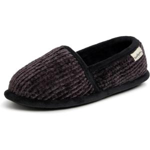 imageDearfoams Womens Chenille ALine SlipperBlack