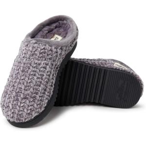 imageDearfoams Womens Chenille High Vamp Clog SlipperExcalibur