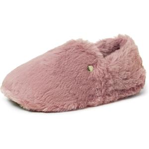 imageDearfoams Womens Ellie Fluffy Snuggle SlipperRosewood