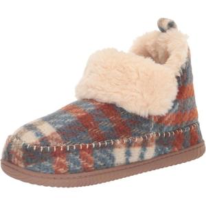 imageDearfoams Womens Moritz IndoorOutdoor Cozy Bootie Camping Furry SlipperWarm Combo