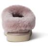 imageDearfoams Fireside Adelaide Genuine Shearling Soft Comfy Memory Foam Plush Indoor House Shoe Clog SlipperDusty Pink