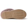 imageDearfoams Fireside Adelaide Genuine Shearling Soft Comfy Memory Foam Plush Indoor House Shoe Clog SlipperDusty Pink