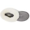 imageDearfoams Fireside Adelaide Genuine Shearling Soft Comfy Memory Foam Plush Indoor House Shoe Clog SlipperGrey