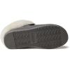imageDearfoams Fireside Adelaide Genuine Shearling Soft Comfy Memory Foam Plush Indoor House Shoe Clog SlipperGrey