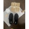 imageDearfoams Mens Eli Microfiber IndoorOutdoor with Whipstitch Detail Suede Moccasin SlipperBlack