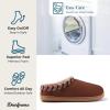 imageDearfoams Mens IndoorOutdoor Warner Memory Foam Comfort Clog SlipperPotting Soil