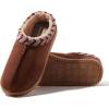 imageDearfoams Mens IndoorOutdoor Warner Memory Foam Comfort Clog SlipperPotting Soil