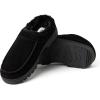imageDearfoams Mens Reed Genuine Suede ClogBlack