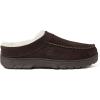 imageDearfoams Mens Reed Genuine Suede ClogCoffee