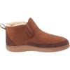 imageDearfoams Mens Spencer Microsuede IndoorOutdoor Comfort Boot with Fleece LiningChestnut