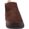 imageDearfoams Mens Spencer Microsuede IndoorOutdoor Comfort Boot with Fleece LiningCoffee