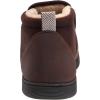 imageDearfoams Mens Spencer Microsuede IndoorOutdoor Comfort Boot with Fleece LiningCoffee