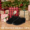 imageDearfoams Mens Suede Indoor Outdoor Clog SlipperBlack