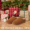 imageDearfoams Mens Suede Indoor Outdoor Clog SlipperChestnut 2