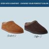 imageDearfoams Mens Suede Indoor Outdoor Clog SlipperChestnut 2