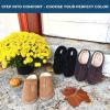 imageDearfoams Mens Suede Indoor Outdoor Clog SlipperChestnut