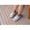 imageDearfoams Unisex Adult Smile Icon Retro Preppy SlipperMens Grey
