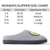 imageDearfoams Unisex Adult Smile Icon Retro Preppy SlipperWomens Grey