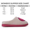 imageDearfoams Unisex Adult Smile Icon Retro Preppy SlipperWomens Pink