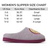 imageDearfoams Unisex Adult Smile Icon Retro Preppy SlipperWomens Purple