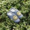 imageDearfoams Unisex Adult Smile Icon Retro Preppy SlipperWomens Purple