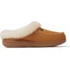 imageDearfoams Womens Atley IndoorOutdoor Fuzzy Memory Foam Clog SlipperWhiskey