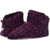 imageDearfoams Womens Chenille Bootie SlipperAubergine