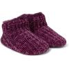 imageDearfoams Womens Chenille Bootie SlipperAubergine