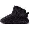 imageDearfoams Womens Chenille Bootie SlipperBlack