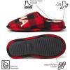 imageDearfoams Womens Christmas Gifts for Mom Cute Matching Family Pajama Mama Bear SlipperBuffalo Plaid