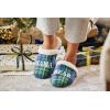 imageDearfoams Womens Christmas Gifts for Mom Cute Matching Family Pajama Mama Bear SlipperGreen Plaid