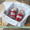 imageDearfoams Womens Christmas Gifts for Mom Cute Matching Family Pajama Mama Bear SlipperRedBlue Plaid