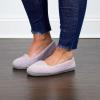 imageDearfoams Womens Cozy Memory Foam Indoor Rebecca Closed Back House Ballet Slipper with Wide WidthsFrosted Plum