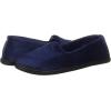 imageDearfoams Womens Cozy Memory Foam Indoor Rebecca Closed Back House Ballet Slipper with Wide WidthsPeacoat Velour