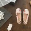 imageDearfoams Womens Cozy Memory Foam Indoor Rebecca Closed Back House Ballet Slipper with Wide WidthsPink Floral Velour