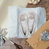 imageDearfoams Womens Cozy Memory Foam Indoor Rebecca Closed Back House Ballet Slipper with Wide WidthsSleet Crushed Velvet