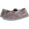 imageDearfoams Womens Cozy Memory Foam Indoor Rebecca Closed Back House Ballet Slipper with Wide WidthsSleet Crushed Velvet