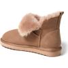 imageDearfoams Womens Fireside Genuine Shearling Water Resistant IndoorOutdoor Foldover BootDriftwood