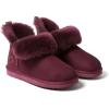 imageDearfoams Womens Fireside Genuine Shearling Water Resistant IndoorOutdoor Foldover BootFig