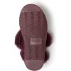 imageDearfoams Womens Fireside Genuine Shearling Water Resistant IndoorOutdoor Foldover BootFig