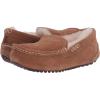 imageDearfoams Womens Moccasin Slipper  Fireside Mel Indoor House Shoe with Genuine Shearling and Cozy Memeory FoamChestnut