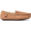 imageDearfoams Womens Moccasin Slipper  Fireside Mel Indoor House Shoe with Genuine Shearling and Cozy Memeory FoamDriftwood
